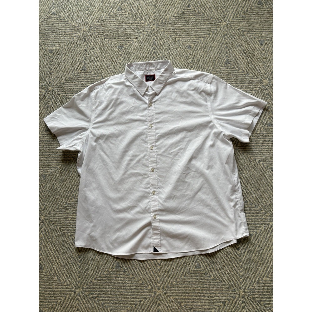 UNTUCKit Short Sleeve Button Shirt - White - XXXL